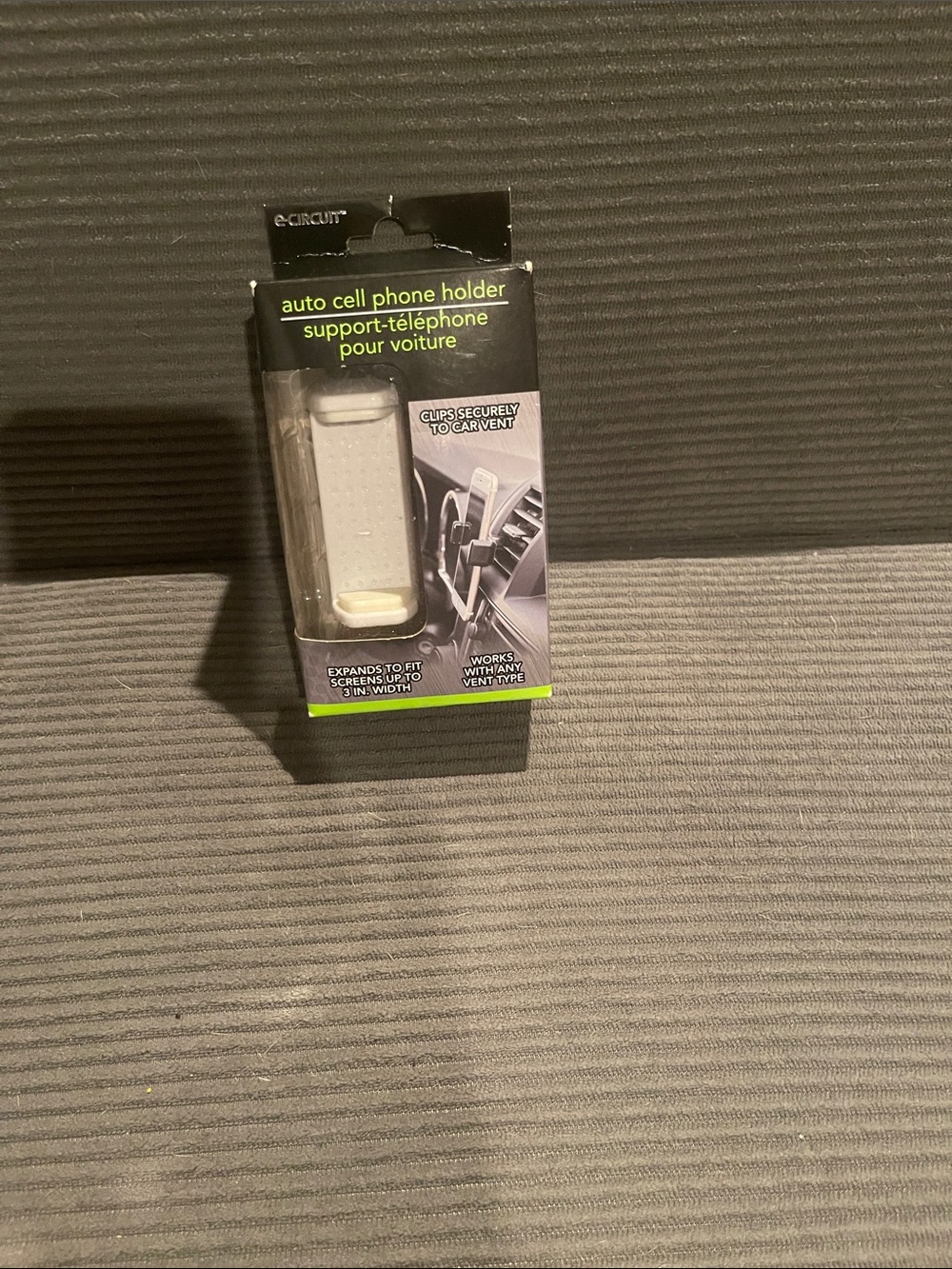 Universal Auto Cell Phone Vent Mount Holder - Black